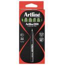 Artline 200 Fineliner Felt Tip Pen 0.4Mm Lime Green Box 12 120014 (Box 12) - SuperOffice