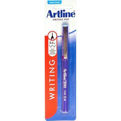 Artline 200 Fineliner Pen 0.4Mm Blue Hang Sell 120063 - SuperOffice