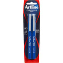 Artline 200 Fineliner Pen 0.4Mm Blue Pack 2 120067 - SuperOffice