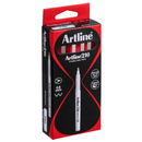 Artline 210 Fineline Pen 0.6mm Medium Pink Box 12 121009 (Box 12) - SuperOffice