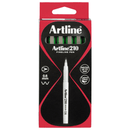 Artline 210 Fineliner Pen 0.6mm Medium Green Box 12 121004 (Box 12) - SuperOffice