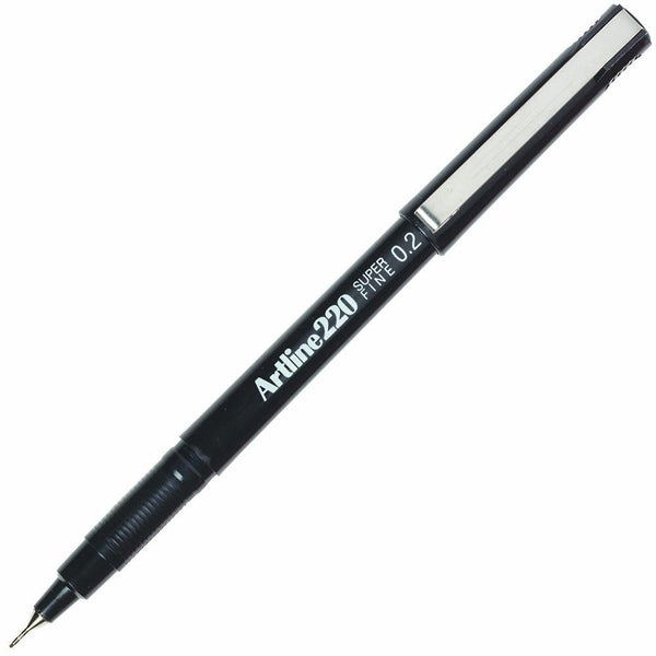 Artline 220 Fineline Pen 0.2Mm Black Hangsell 122061 - SuperOffice