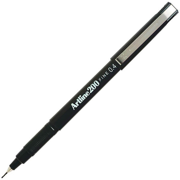 Artline 220 Fineline Pen 0.2Mm Black Pack 4 122082 - SuperOffice