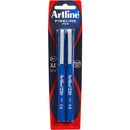 Artline 220 Fineline Pen 0.2Mm Blue Pack 2 122068 - SuperOffice