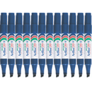 Artline 30 Mini Permanent Marker Chisel 5mm Blue Box 12 103003 (Blue) - SuperOffice