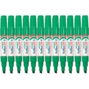 Artline 30 Mini Permanent Marker Chisel 5mm Green Box 12 103004 (Box 12) - SuperOffice