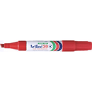 Artline 30 Mini Permanent Marker Chisel 5mm Red Box 12 103002 (Box 12) - SuperOffice