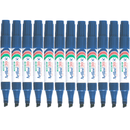 Artline 30 Mini Permanent Marker Chisel Tip 5mm Blue Box 12 103003 (Box 12) - SuperOffice