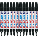 Artline 400XF Paint Marker Pen Bullet Tip 2.3mm Black 400 Box 12 140001 (Box 12) - SuperOffice