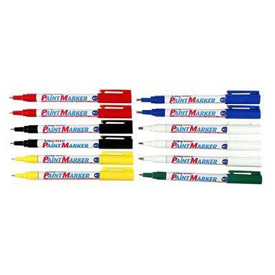 Artline 444 Paint Marker Bullet 0.8Mm Assorted Box 12 144441 - SuperOffice