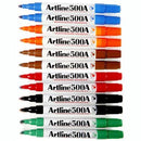 Artline 500A Whiteboard Marker 2Mm Bullet Assorted Box 12 150041 - SuperOffice