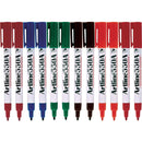 Artline 550A Whiteboard Marker 1.2mm Bullet Assorted Colours Pack 12 Box 155041A - SuperOffice