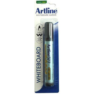 Artline 577 Whiteboard Marker 2Mm Bullet Black Hangsell 157761 - SuperOffice