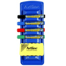 Artline 577 Whiteboard Markers Eraser Mount Caddy Starter Kit Set 157794 - SuperOffice