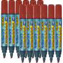 Artline 579 Whiteboard Marker 5mm Chisel Tip Brown Box 12 157908 (Box 12) - SuperOffice