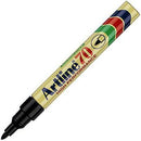 Artline 70 Permanent Marker 1.5Mm Bullet Black Pack 2 Hangsell 107067 - SuperOffice