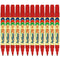 Artline 70 Permanent Marker 1.5mm Bullet Red Pack 12 Artline 70 Red (12pk Loose) - SuperOffice