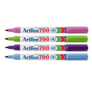 Artline 700 Permanent Marker 0.7Mm Bullet Brights Assorted Box 12 170044 - SuperOffice