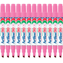 Artline 90 Permanent Marker Chisel Tip 2-5Mm Pink Box 12 109009 (Box 12) - SuperOffice