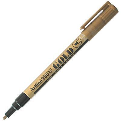 Artline 990 Metallic Permanent Marker 1.2Mm Bullet Gold 199031 - SuperOffice