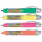 Artline Clix Highlighter Retractable Chisel 4Mm Assorted Wallet 4 106344 - SuperOffice