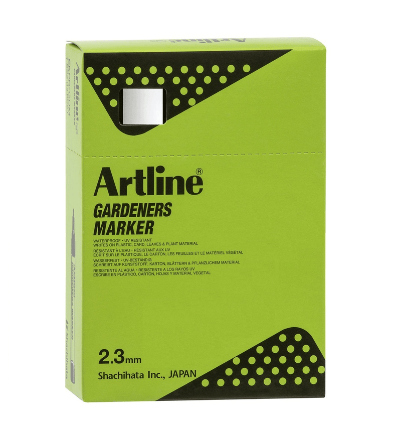 Artline Gardeners Permanent Marker White Box 12 195733W - SuperOffice