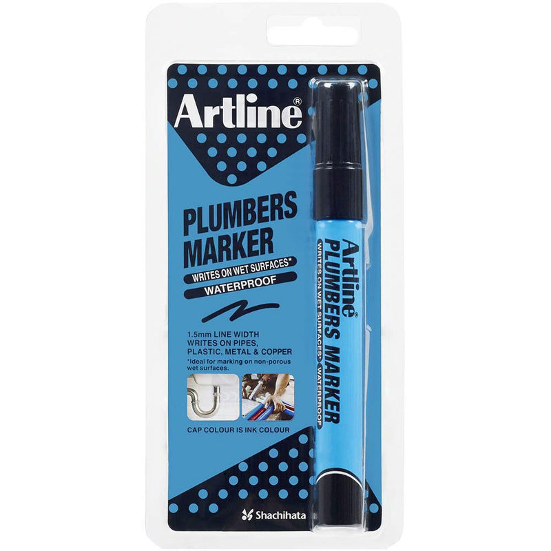 Artline Plumbers Marker Black Hangsell 195501HS - SuperOffice