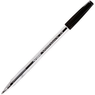 Artline Smoove Ballpoint Pen 1.0Mm Black Box 12 182101 - SuperOffice