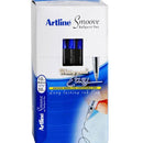 Artline Smoove Ballpoint Pens 1.0mm Blue Box 50 SM1821503 - SuperOffice