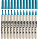 Artline Supreme Brush Marker Turquoise Box 12 108124 (Box 12) - SuperOffice