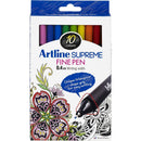 Artline Supreme Fineline Pen 0.4Mm Assorted Pack 10 102110 - SuperOffice