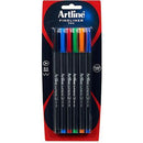 Artline Supreme Fineline Pen Assorted Pack 6 102135 - SuperOffice