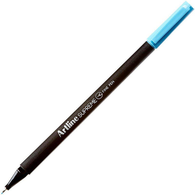 Artline Supreme Fineliner Pen 0.4mm Light Blue Box 12 Fineline 102113 (Box 12) - SuperOffice