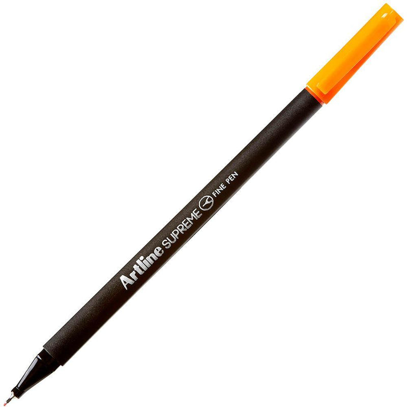 Artline Supreme Fineliner Pen 0.4mm Orange Box 12 Fineline 102105 (Box 12) - SuperOffice