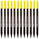 Artline Supreme Fineliner Pen 0.4mm Yellow Box 12 Fineline 102107 (Box 12) - SuperOffice