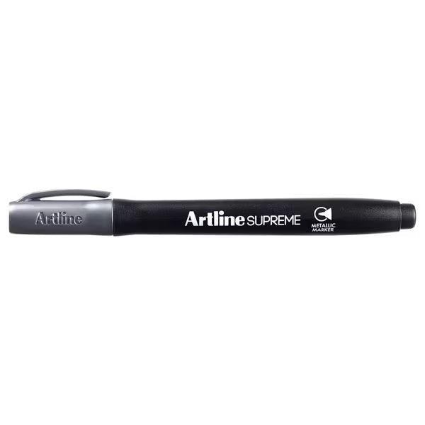 Artline Supreme Metallic Marker Silver Box 12 109932 (Box 12) - SuperOffice