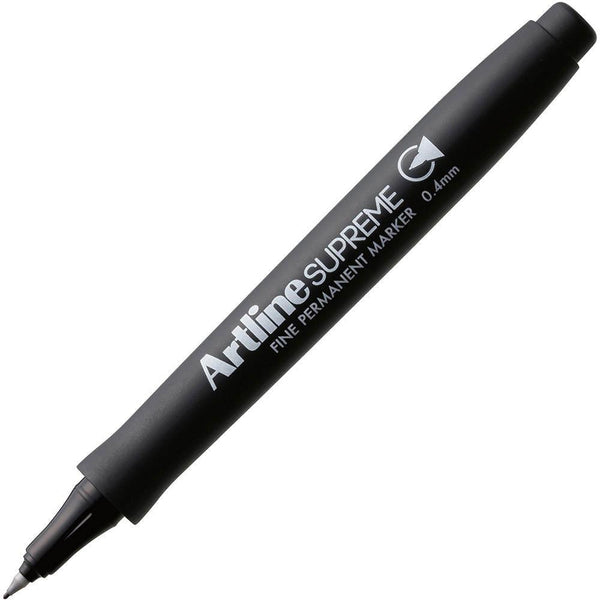 Artline Supreme Permanent Marker 0.4Mm Black 107401 - SuperOffice