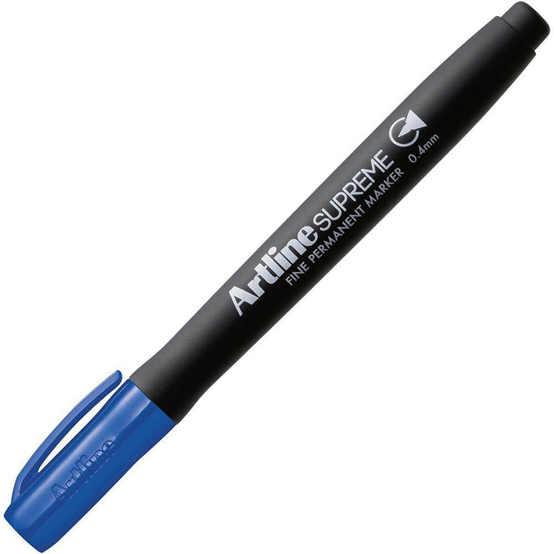 Artline Supreme Permanent Marker 0.4Mm Blue 107403 - SuperOffice