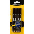 Artline Supreme Permanent Marker Black Pack 4 101754 - SuperOffice