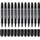 Artline Supreme Permanent Marker Chisel Black Box 12 109101 (Box 12) - SuperOffice