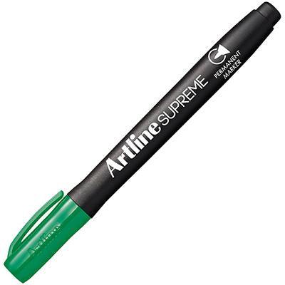 Artline Supreme Permanent Marker Green Box 12 107104 - SuperOffice