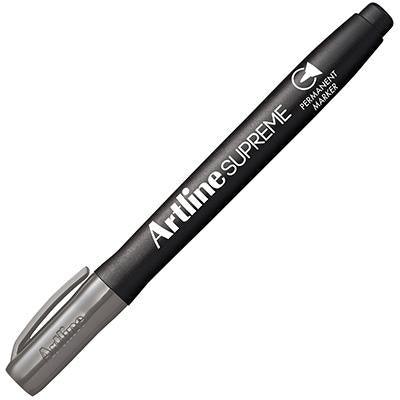 Artline Supreme Permanent Marker Grey Box 12 107111 - SuperOffice