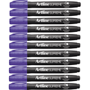 Artline Supreme Permanent Marker Purple Box 11 107106 (Box 11) - SuperOffice