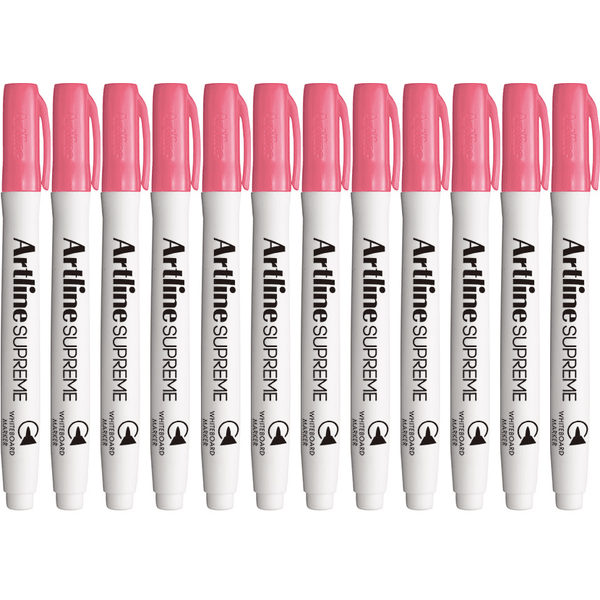 Artline Supreme Whiteboard Marker Pen Pink Box 12 105109 (Box 12) - SuperOffice