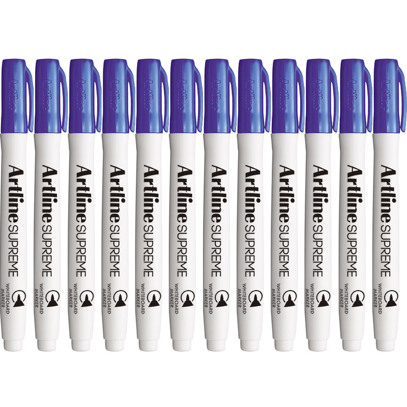 Artline Supreme Whiteboard Marker Pen Purple Box 12 105106 (Box 12) - SuperOffice