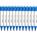 Artline Trio Magnetic Whiteboard Marker Bullet Point 2mm Blue Box 12 Bulk 158503 (Box 12) - SuperOffice