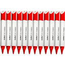 Artline Trio Magnetic Whiteboard Marker Bullet Point 2mm Red Box 12 Bulk 158502 (Box 12) - SuperOffice