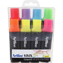 Artline Vivix Highlighter Chisel Assorted Wallet 8 167078 - SuperOffice