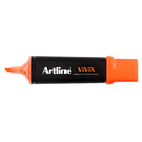 Artline Vivix Highlighters Chisel Tip Liquid Orange Box 10 167005 (Box 10) - SuperOffice