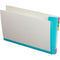 Avery 165715 Fullvue Shelf Lateral File 30Mm Gusset Light Blue Tab And Spine Foolscap Box 100 165715LBL - SuperOffice